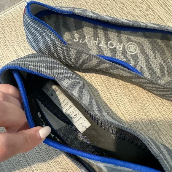 ROTHYS THE POINT WOMENS FLAT SHOES 8.5 - Picture 3 of 3